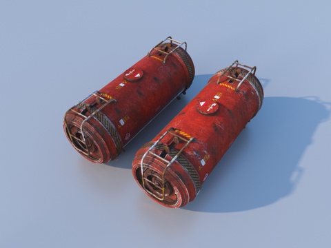  锅炉 工业设备3d模型 