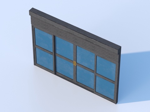  窗户 门窗 构件3d模型 