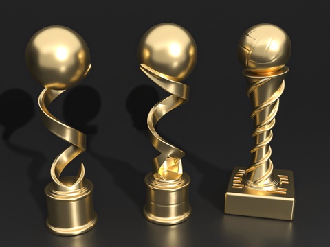  奖杯奖牌饰品摆件潮玩手办3d模型 