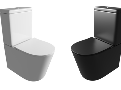  坐便 马桶3d模型 