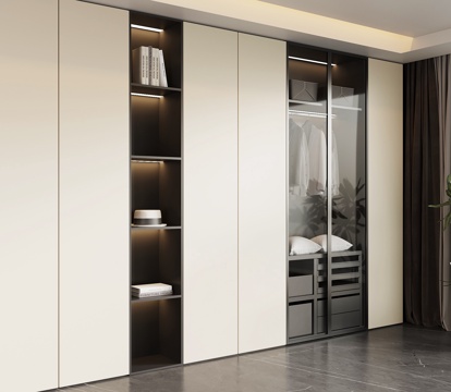 现代衣柜su模型