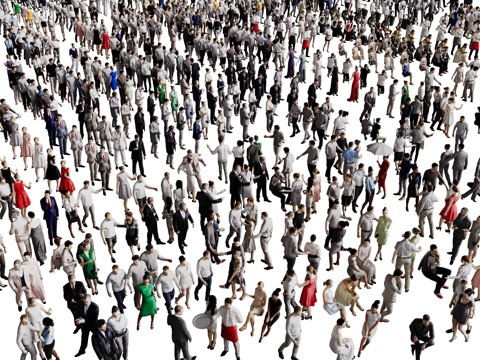  现代人物 男人 女人 人物组合3d模型 