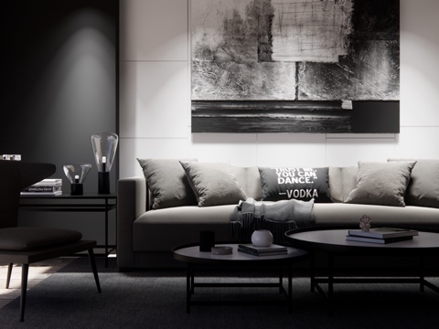 卡座 懒人沙发 客厅 凳子 桌椅 家装 海绵垫 椅子 家具su模型