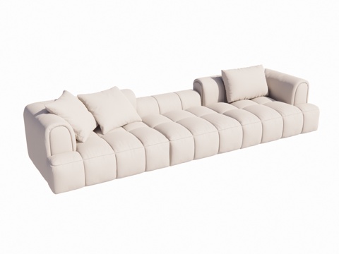 卡座 懒人沙发 客厅 凳子 桌椅 家装 海绵垫 椅子 家具su模型