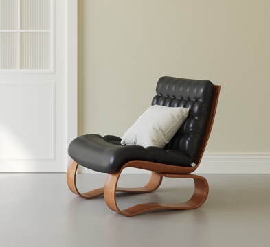 法式中古休闲椅su模型