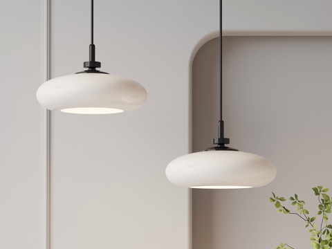 现代吊灯 餐厅吊灯su模型