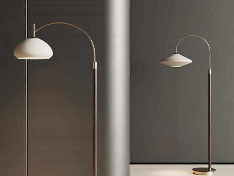 新中式落地灯su模型