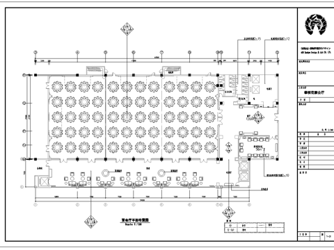 最新全套 酒店宴会厅 施工图合集cad施工图