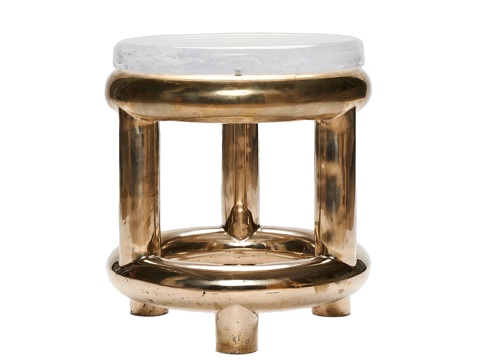 现代轻奢沙发凳 矮凳su模型