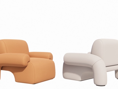 卡座 客厅 卧室 组合沙发 凳子 桌椅 懒人沙发 家装 椅子su模型