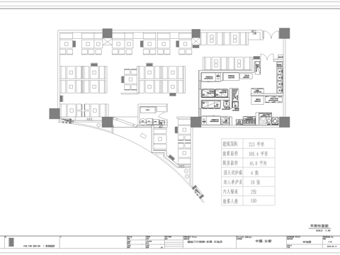 最新全套 快餐厅 施工图合集cad施工图