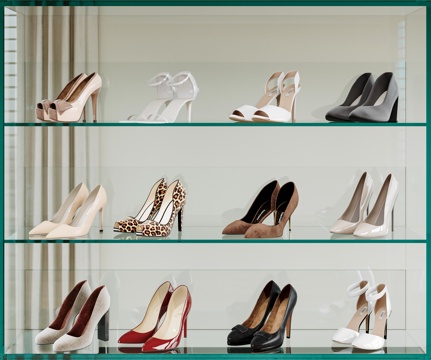 现代高跟鞋su模型