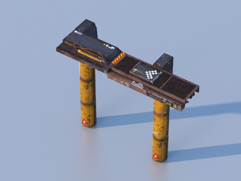  工业设备3d模型 