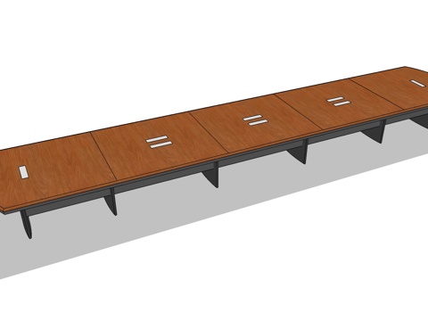 会议桌 办公家具 会议台su模型