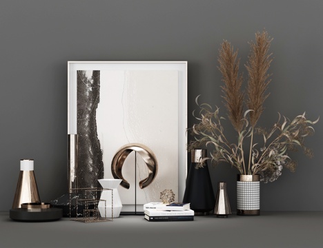  北欧现代装饰品摆件北欧装饰品摆件3d模型 