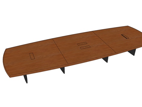 会议桌 办公家具 会议台su模型