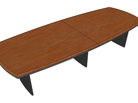 会议桌 办公家具 会议台su模型