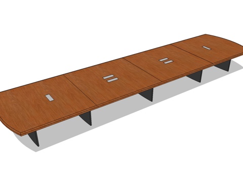 会议桌 办公家具 会议台su模型