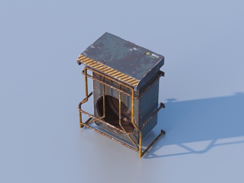  工业设备3d模型 