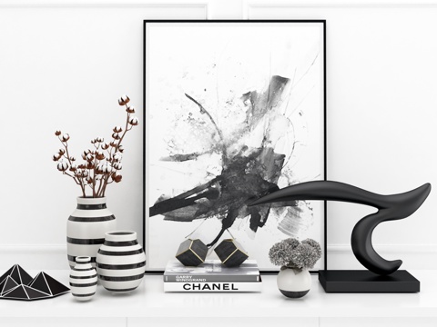 新中式饰品摆件3d模型