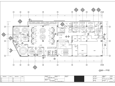 高档中餐厅 最新全套施工图合集cad施工图