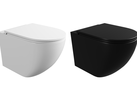  马桶  坐便3d模型 