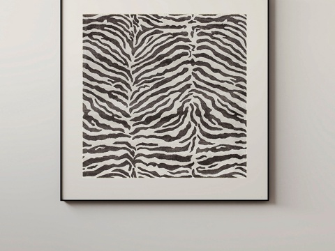 现代挂画su模型