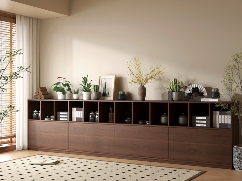  柜子 储物柜 地柜 室内3d模型 