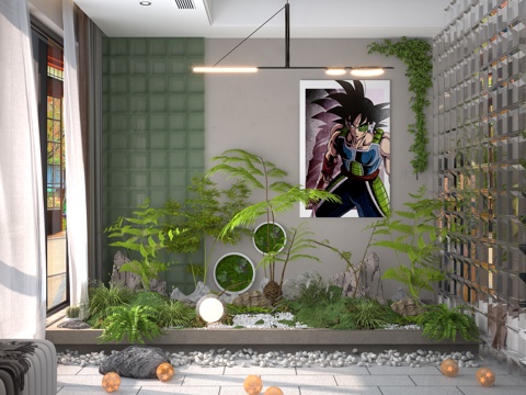  景观小品3d模型 