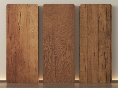  中式木头 木板 老木头木块3d模型 