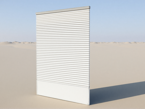 百叶窗帘su模型