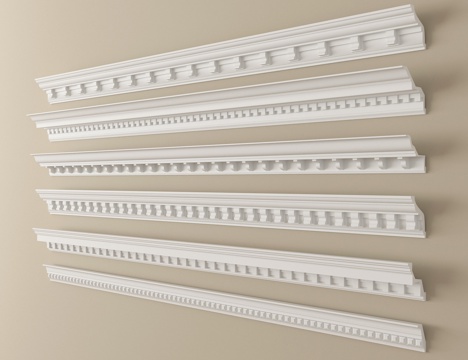 简欧石膏线 石膏线条su模型