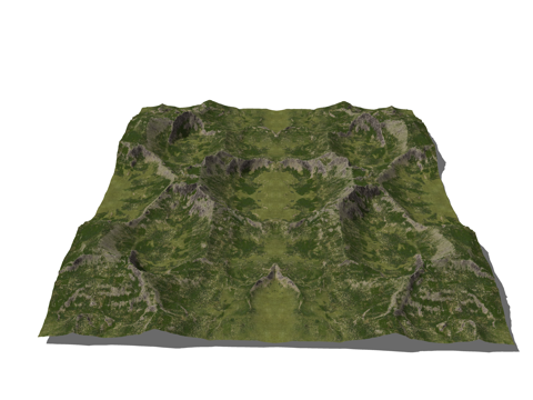 景观 景观小品 示范区 户外景观 美丽乡村 公园 居住区 地su模型