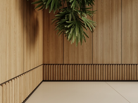  现代护墙板3d模型 