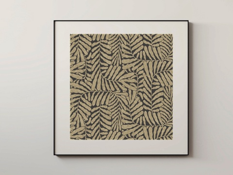 现代挂画su模型