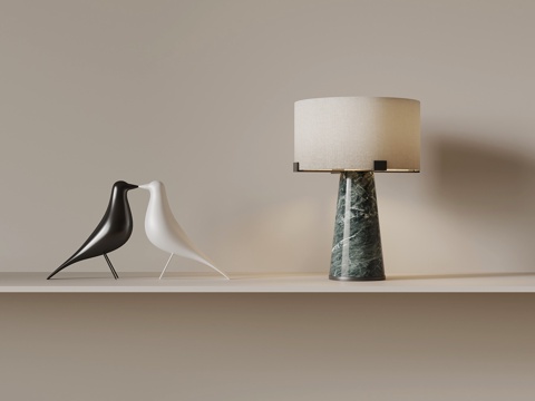  现代意式台灯3d模型 