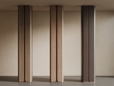  新中式柱子 装饰柱3d模型 