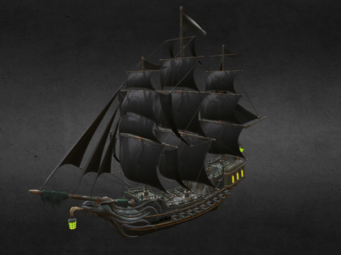 帆船 运输船 古船 船 海盗船 船模型 模型船 战船 游船3d模型