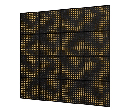  现代金属造型墙面3d模型 