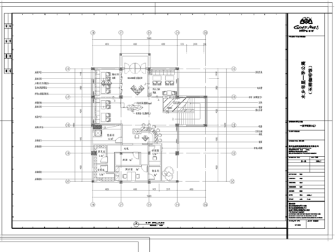 咖啡店 最新全套施工图合集cad施工图