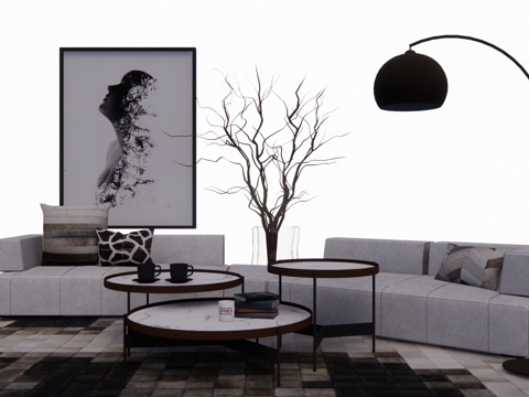 摆设 室内小品 小品 挂画 饰品 景观 摆件 家装 工装 陈su模型