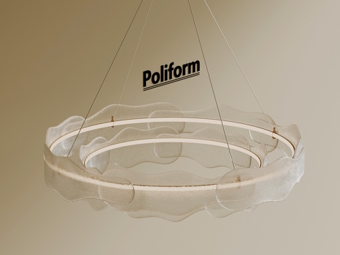 现代玻璃吊灯 主吊灯su模型