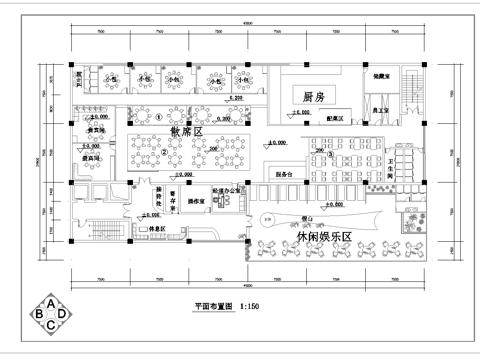 高档中餐厅 最新全套施工图合集cad施工图
