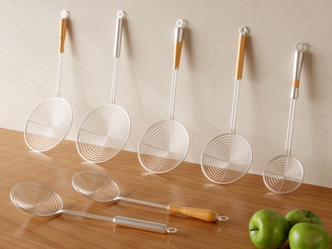  现代厨具 漏勺 厨房用品3d模型 