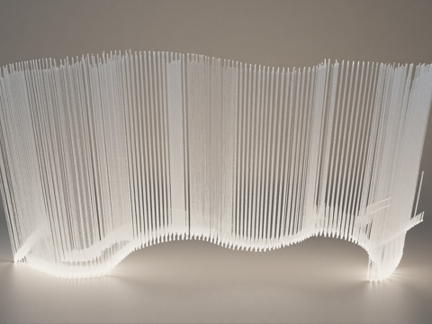 现代水晶吊灯 艺术吊灯su模型