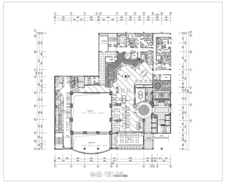 大饭店 最新全套施工图合集cad施工图