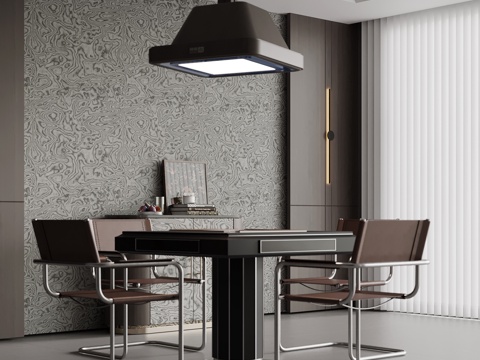 现代棋牌室 麻将桌 棋牌桌su模型