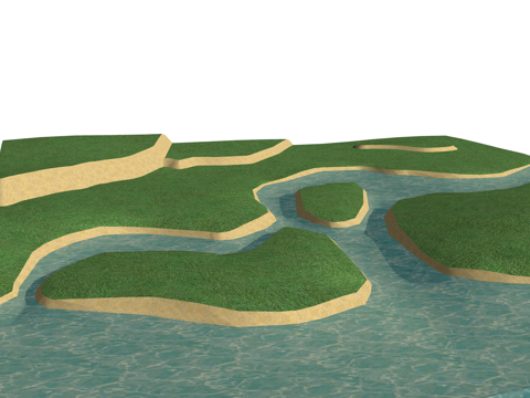 居住区 景观 示范区 美丽乡村 公园 地产 户外景观 景观小su模型