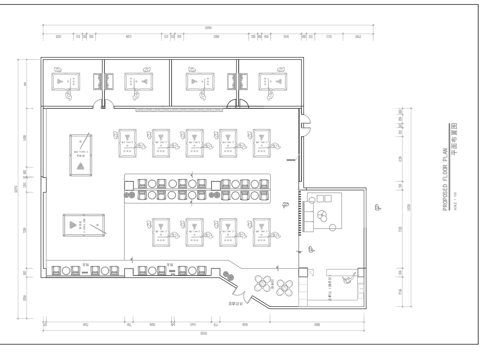 台球室 最新平面施工图合集cad施工图
