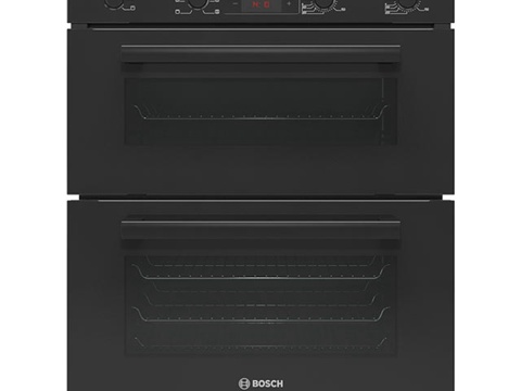  博世Serie 4 HBN43B260B双门黑色烤箱3d模型 